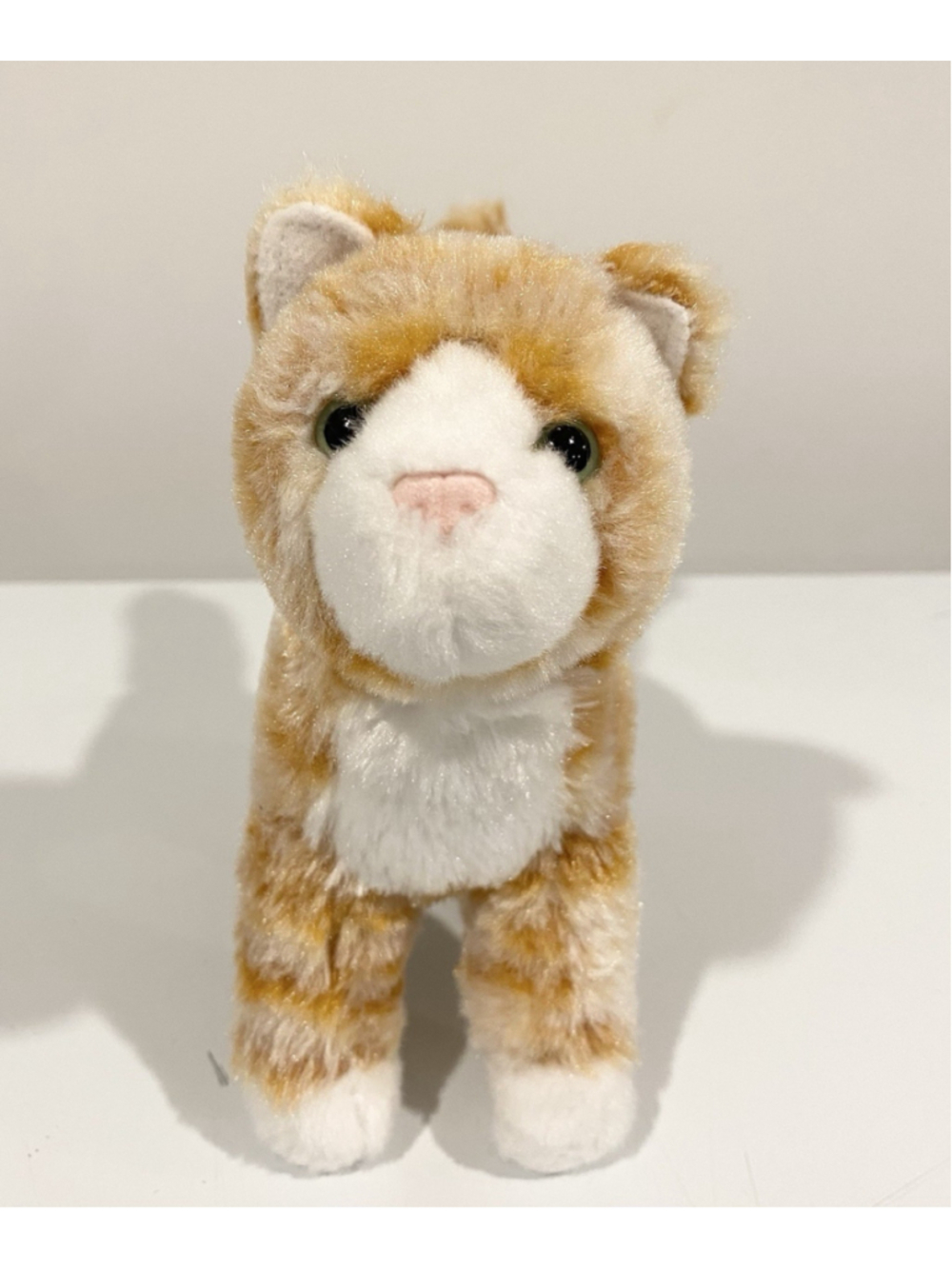 Douglas Hally Orange Striped Cat Plush #4104 Tabby Kitten 8” Stuffed Animal